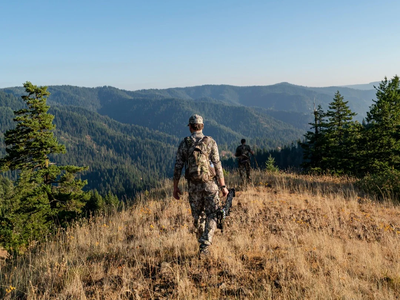 Hunter walking
